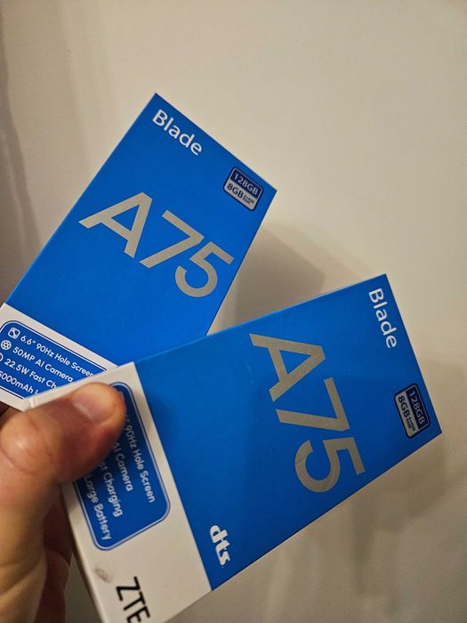 Zte blade A75, 128gb, nou la cutie, Garantie 30 zile.