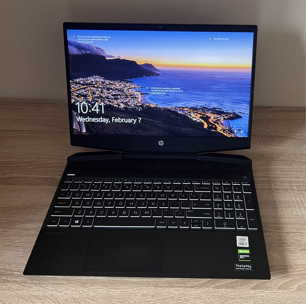Laptop Gaming HP PAVILION 15,6” | i7 10th | 1TB | 16GB ram | 16” | 512