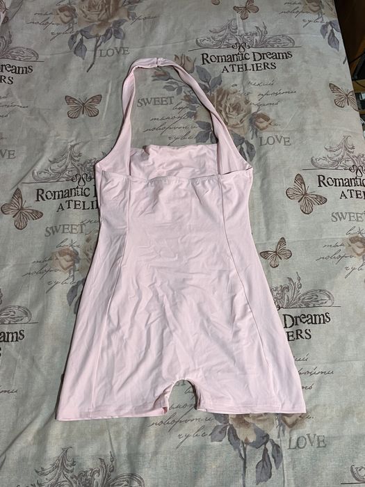 Розов спортен гащеризон размер S