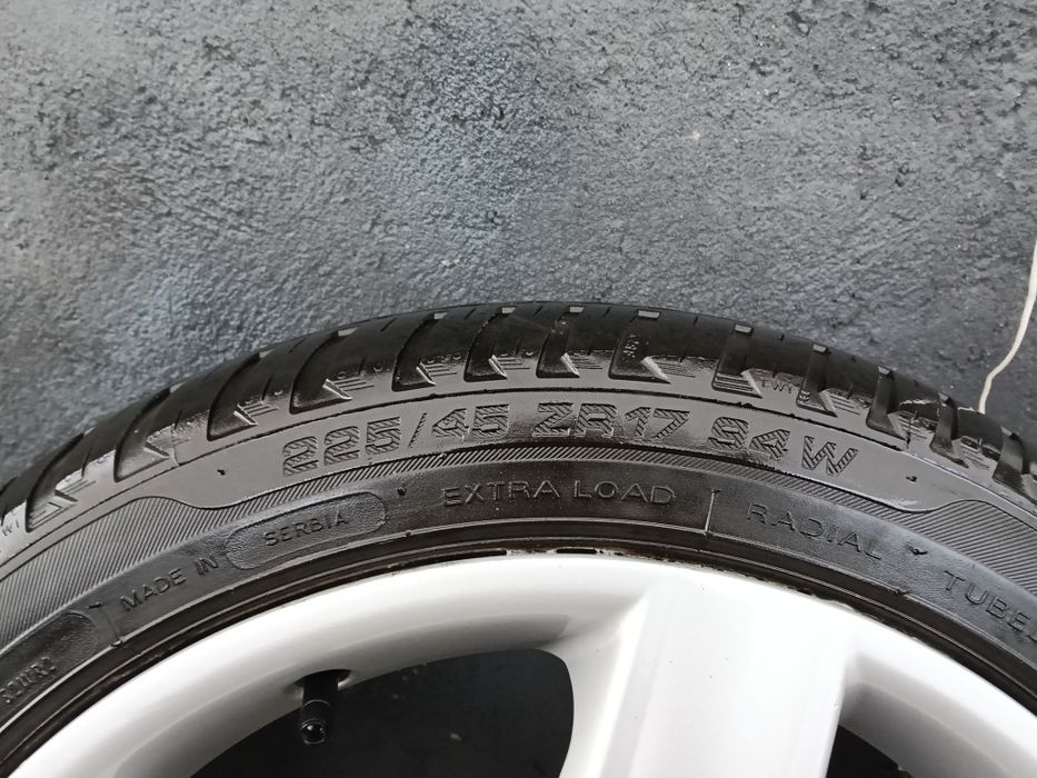 Anvelope 225/40/R17 + jante 5x112 Audi/Vw/Seat