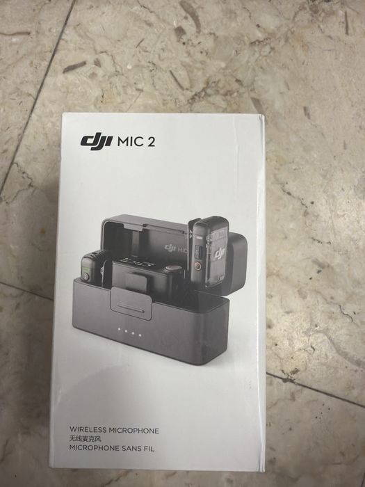 Microfon wireless Dji mic 2 2tx 1rx nou original sigilat