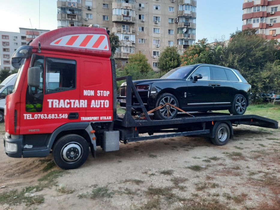 Tractari auto joase Transport dibe utilaje Asistenta rutiera