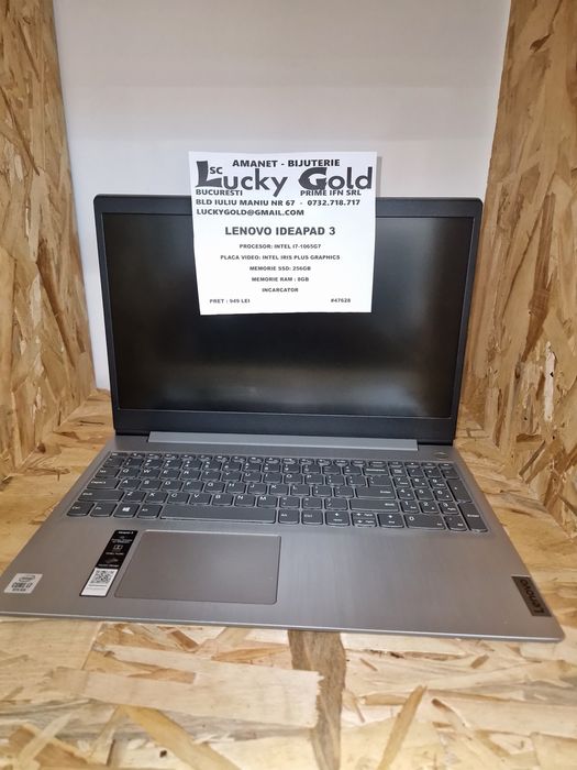 Lenovo ideaPad 3 Procesor i7 gen8 8GB Ram 256SSD Garantie #47628