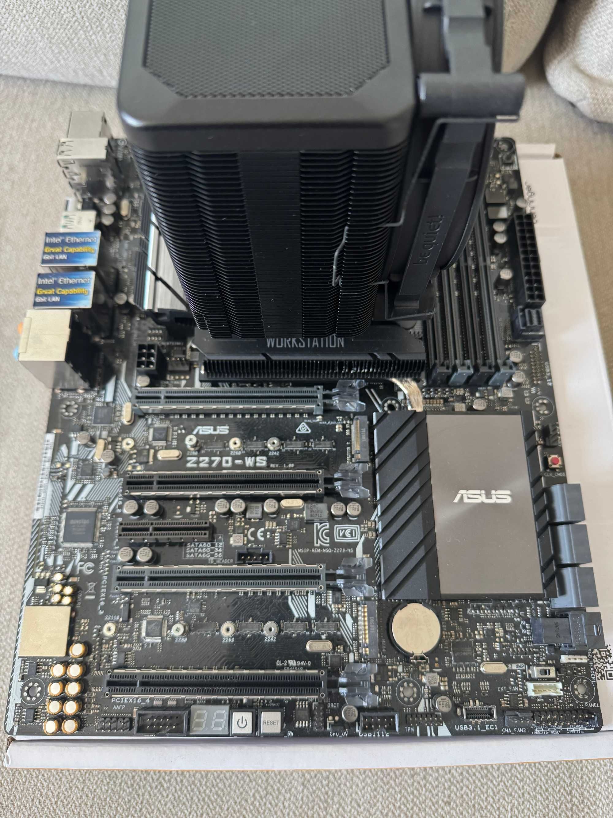 KIT ASUS Z270-WS & I7-7700 & Cooler Dark Rock 5 & ASUS Strix RX 570