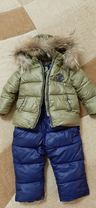 Куртка зимняя с полукомбенезоном