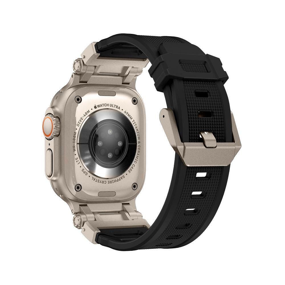 Tech-protect delta pro каишка за apple watch ultra 1/2 - black/titaniu