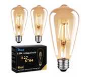 Blewandy LED ретро крушка Edison E27 топла, бяла светлина