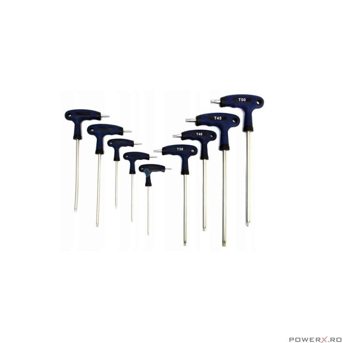 Set chei tip torx, T10 - T50, Silver