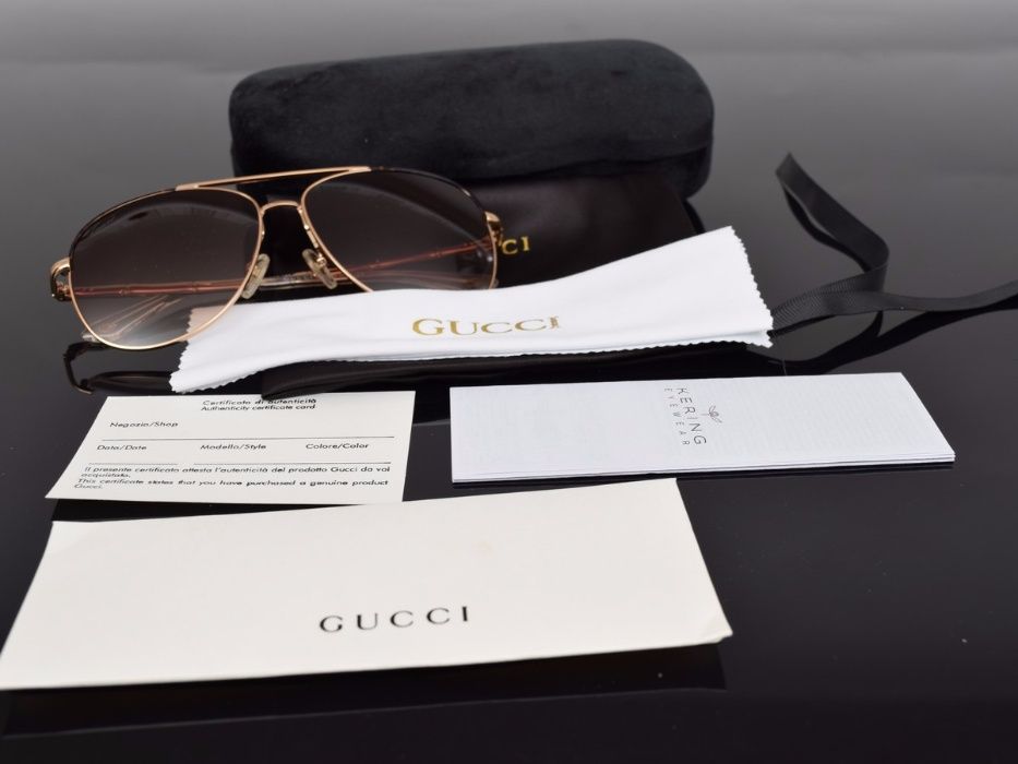 Слънчеви очила Gucci Gold