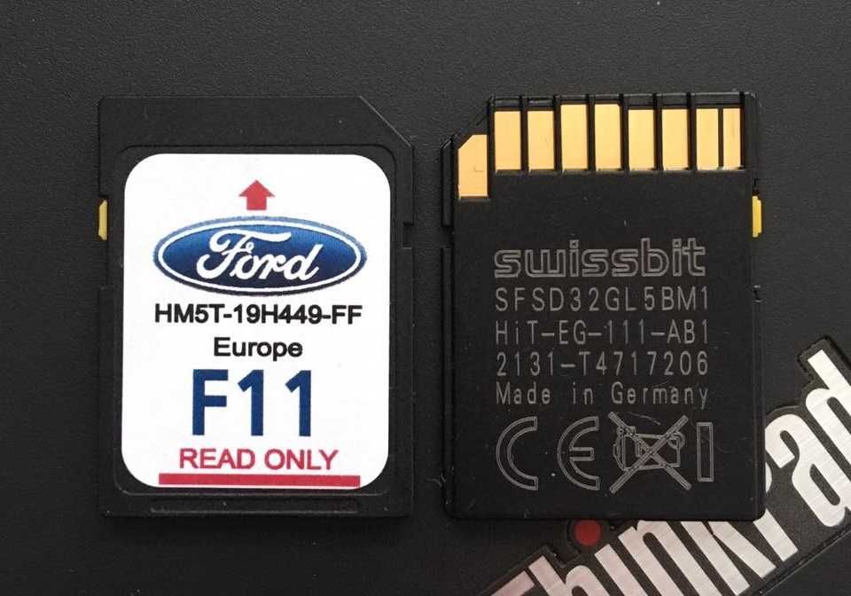 Нова Сд Карта ФОРД Sd Card Ford MCA 2024 MFD sync 1 F11 sync 2 Touch