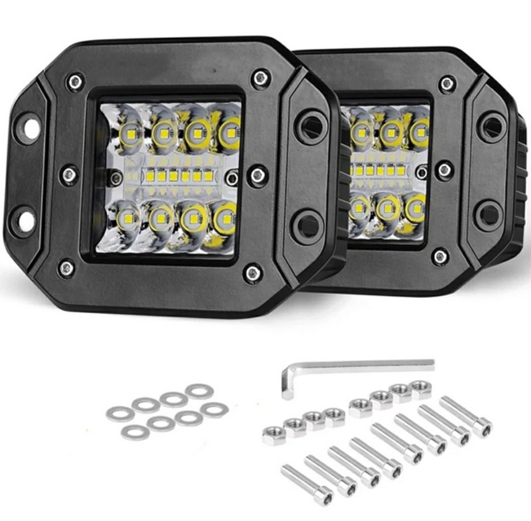 Proiector proiectoare led combo incastrabile 42w auto suv jeep atv