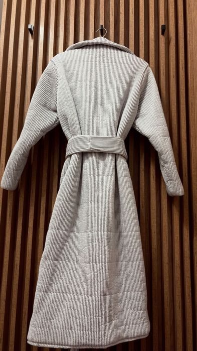 Palton călduros cu curea ZARA