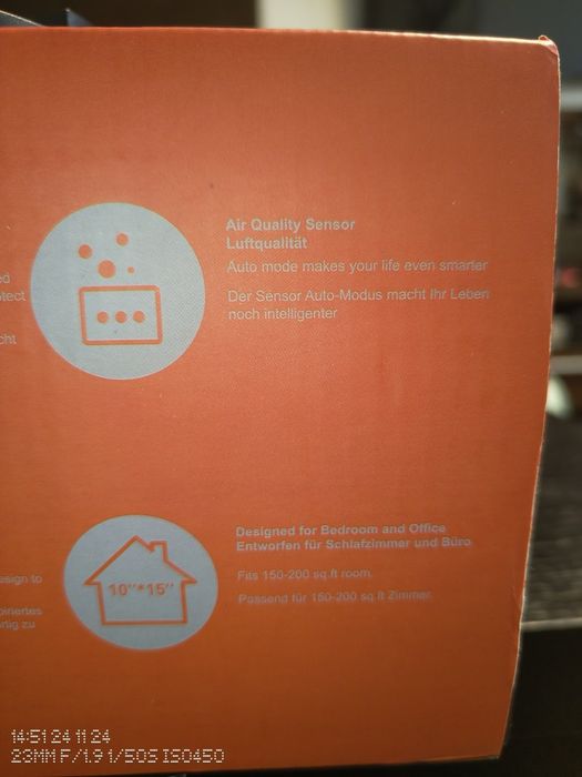 Unbeaten ferris 360 Purifcator aer smart wifi display led, filtru hepa