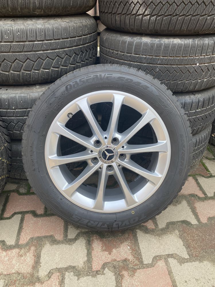 Roti/jante Mercedes A/B ,C,CLA  205/55/17 anvelope ms senzori presiune
