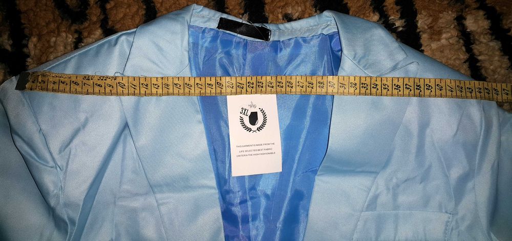 Летни сака - небесно синьо и розово