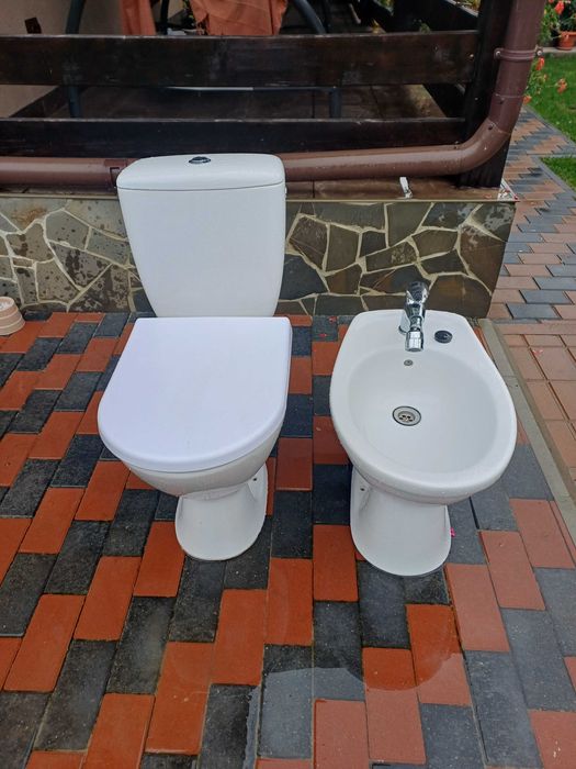 Vas toaleta, bideu, lavoar, baterie bideu, baterie lavoar, masca.