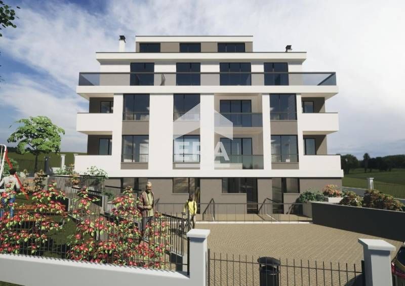 Двустаен апартамент за продажба с морска панорама в затворен комплекс