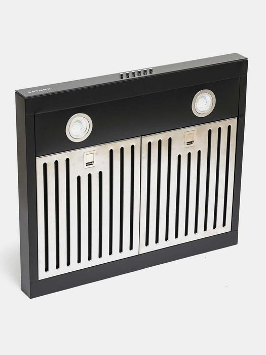 Кухонная вытяжка Saturn 60 Kvadro светильник LED скорость 950 куб/час