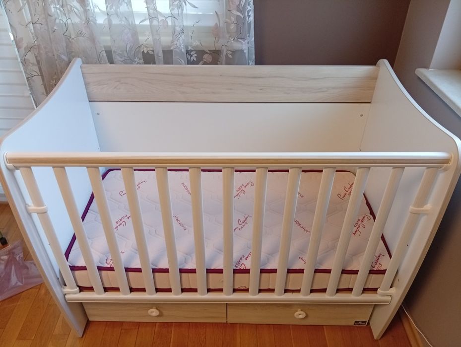 Ново Бебешко легло Lorelli, Dream, Люлеещо се, 60 x 120 см, Бяло