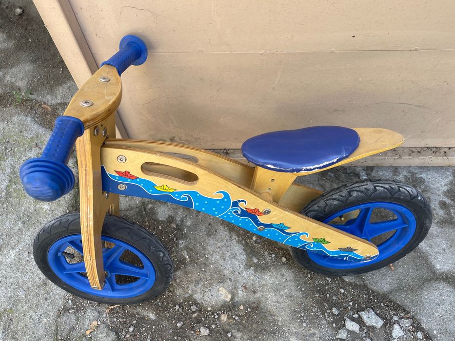 Баланс колело, дървено