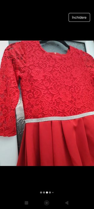 Rochie eleganta rosie