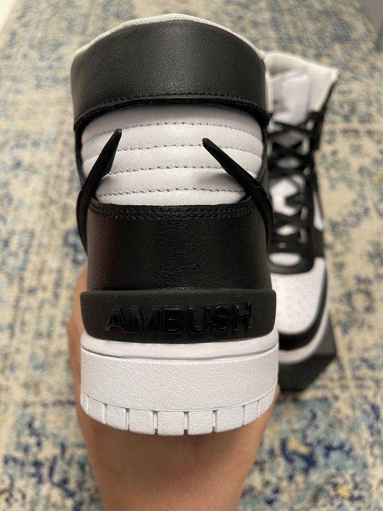 Nike Dunk High Ambush Black White 45