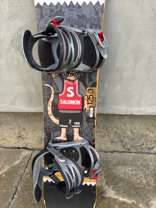 Placa snowboard Salomon Junior 125cm +legaturi Crazy Creek