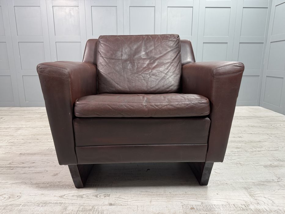 Винтидж, кожен фотьойл на Georg Thams от 60-те Д1053