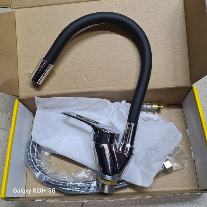 Baterie chiuveta neagra aliaj zinc+ABS