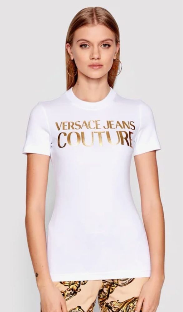 Vand Tricou Versace Jeans Couture pentru fete, bumbac 100%, model nou