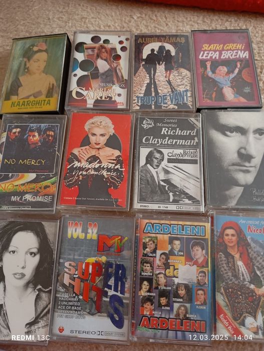 Casete vechi muzica ușoară si populară