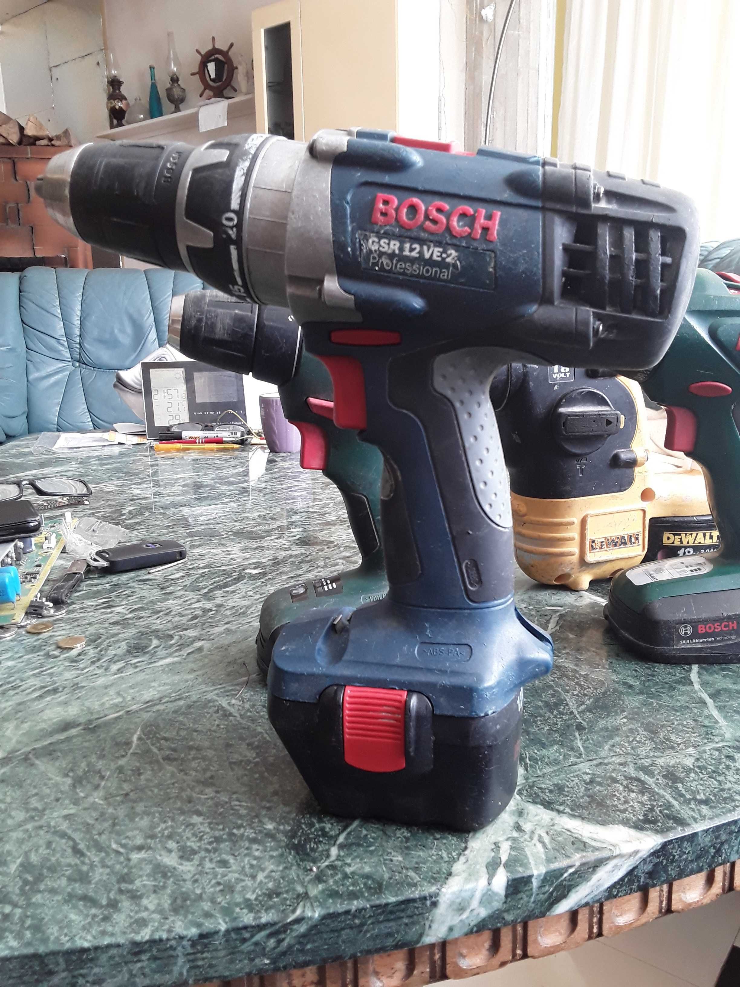 Vind filetantă BOSCH,rotoperc DEWALT si o baterie 36v Bosch