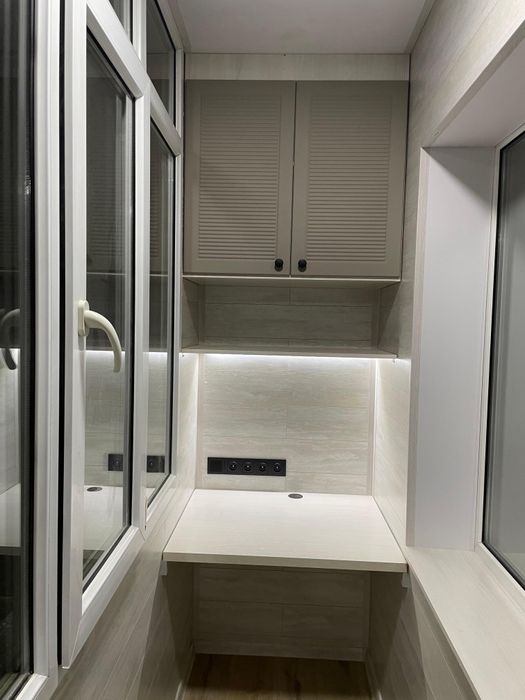 Ремонт балкона, утепление балкона,