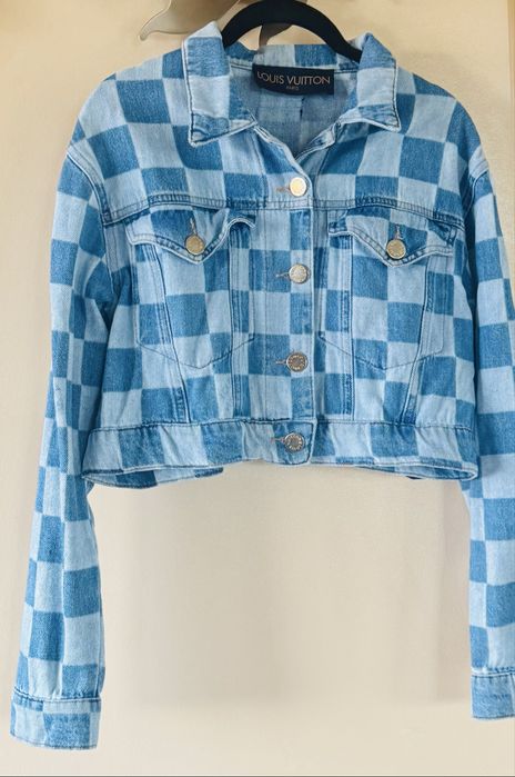 Louis Vuitton Дънково Яке Монограм, Хитов Нов Модел, Ново