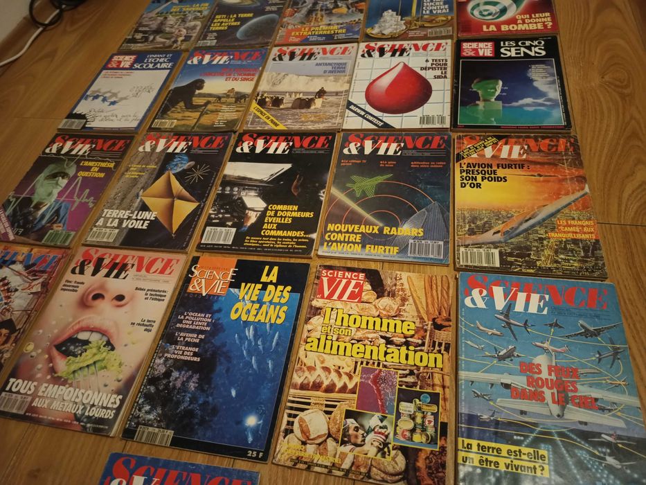 Colectie 21 reviste SCIENCE & VIE anii 1986-'88 ,lb franceza/colecție