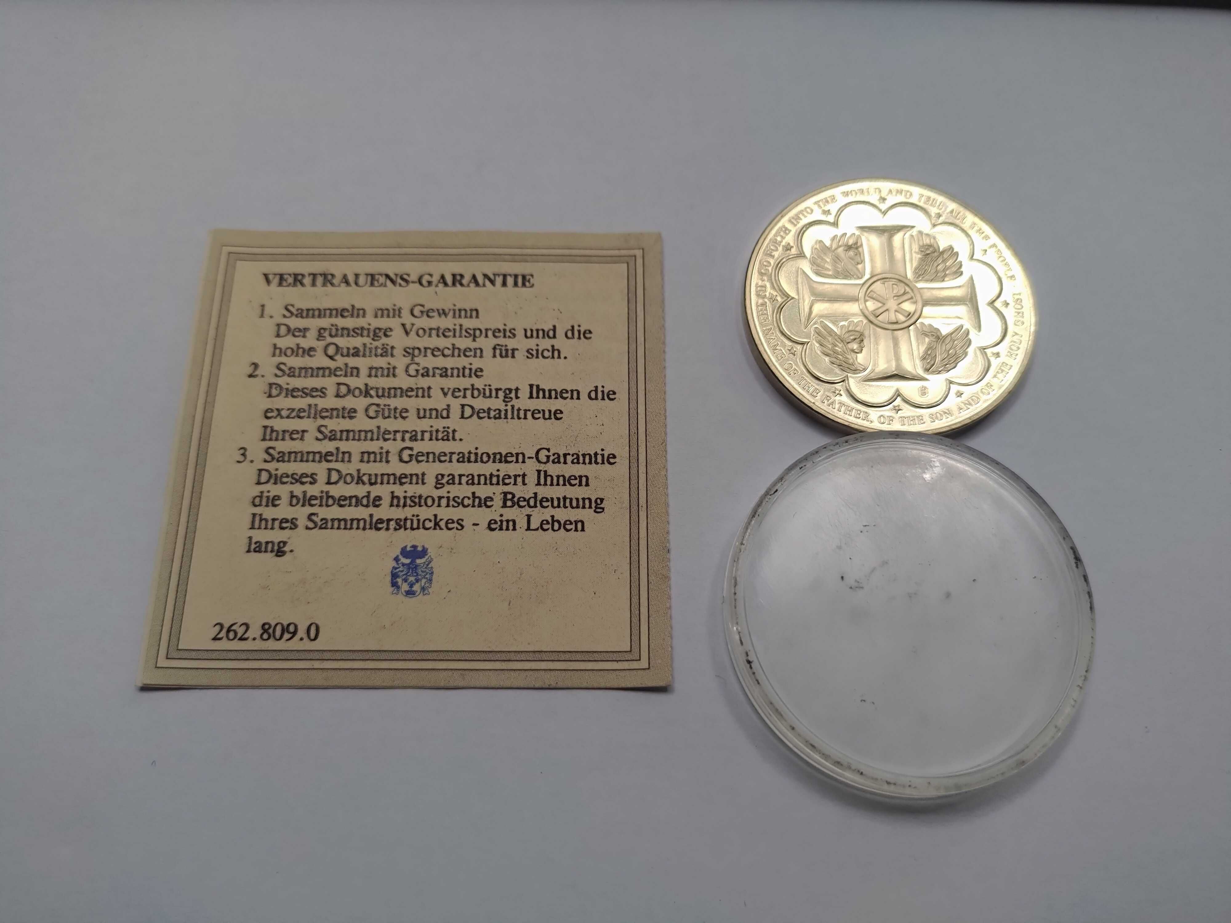 Moneda Comemorativa ,argint Papa Benedict al XVI-lea