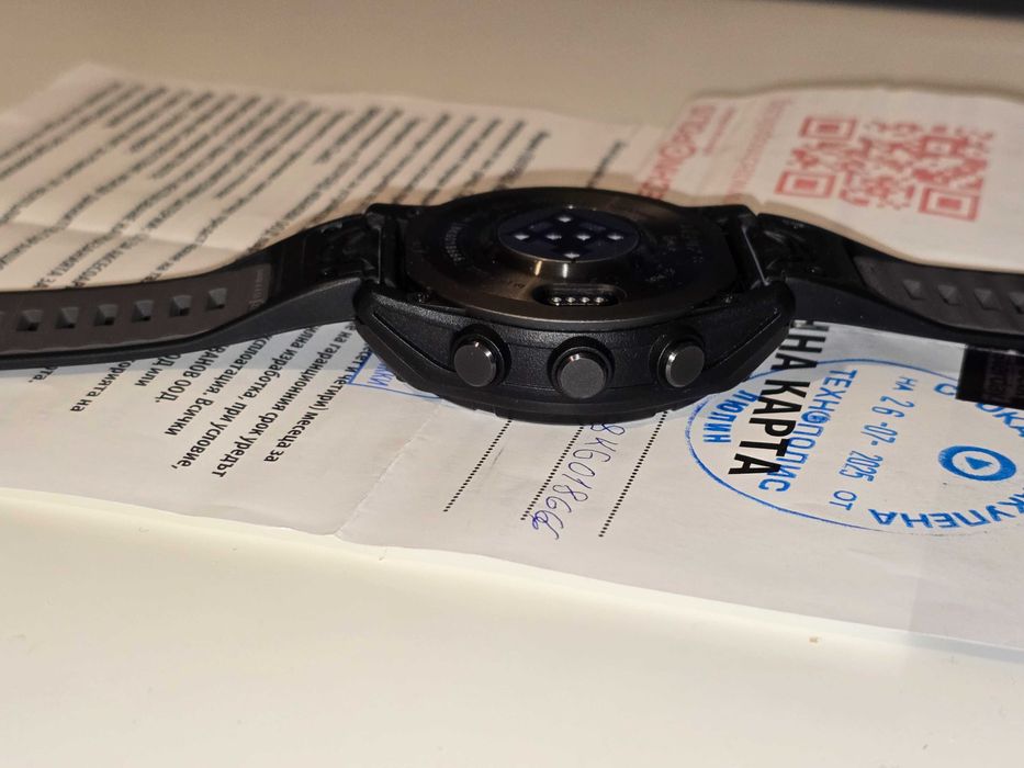 Продавам Garmin Fenix 8 47MM SOLAR SAPPHIRE Carbon Gray DLC Titanium