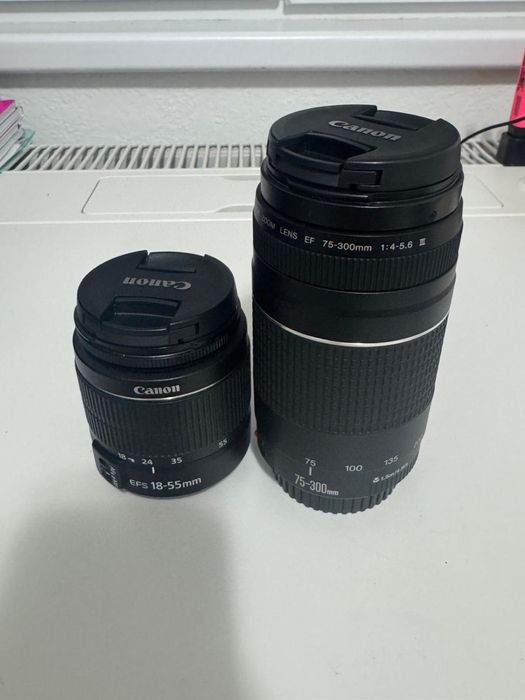 Canon 4000d cu 2 obiective