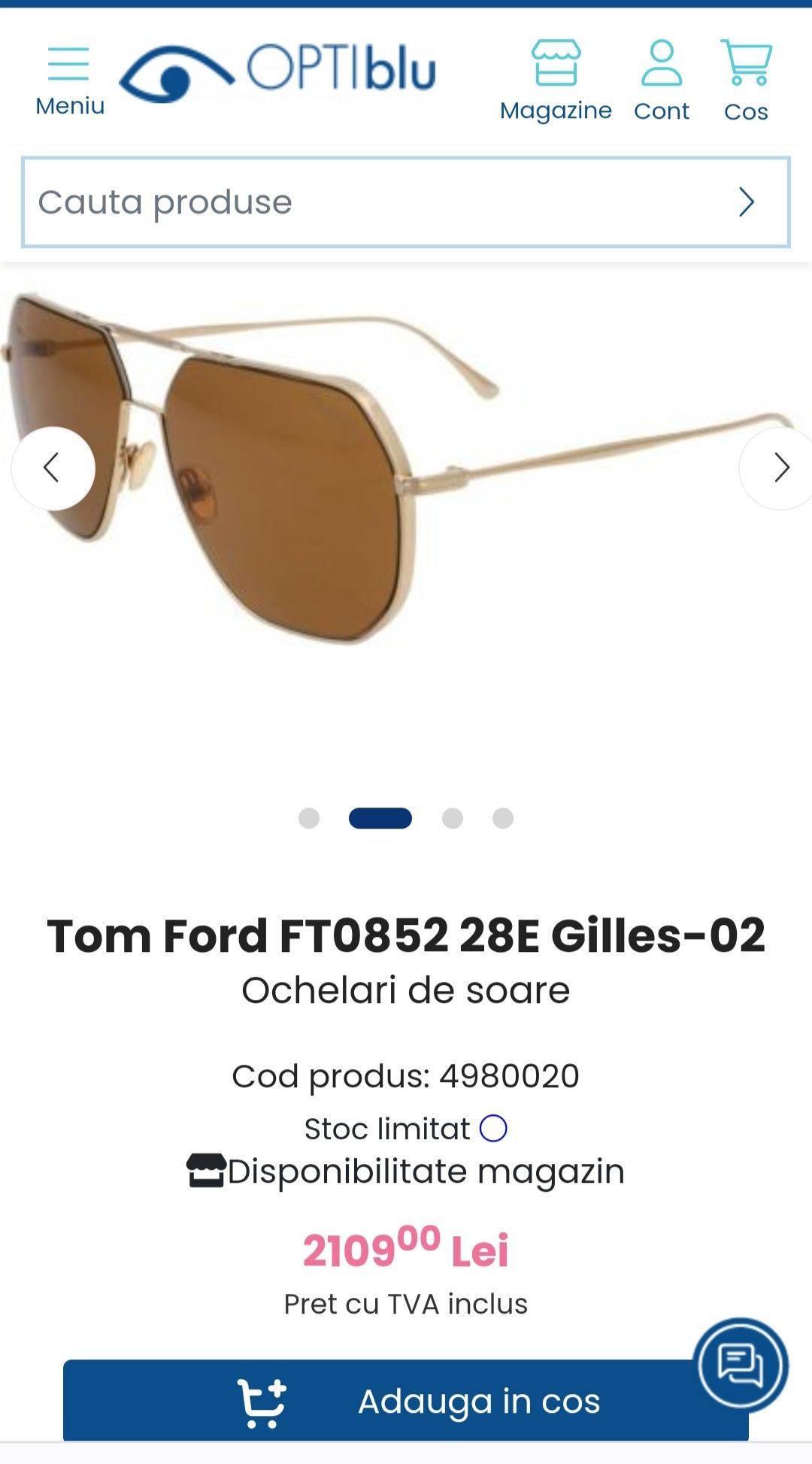 Ochelari soare Tom Ford