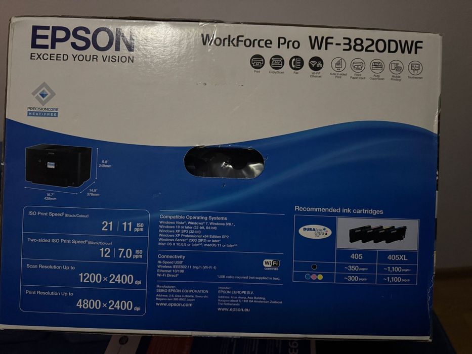 Imprimantă Epson WorkForce Pro wf-3820DWF