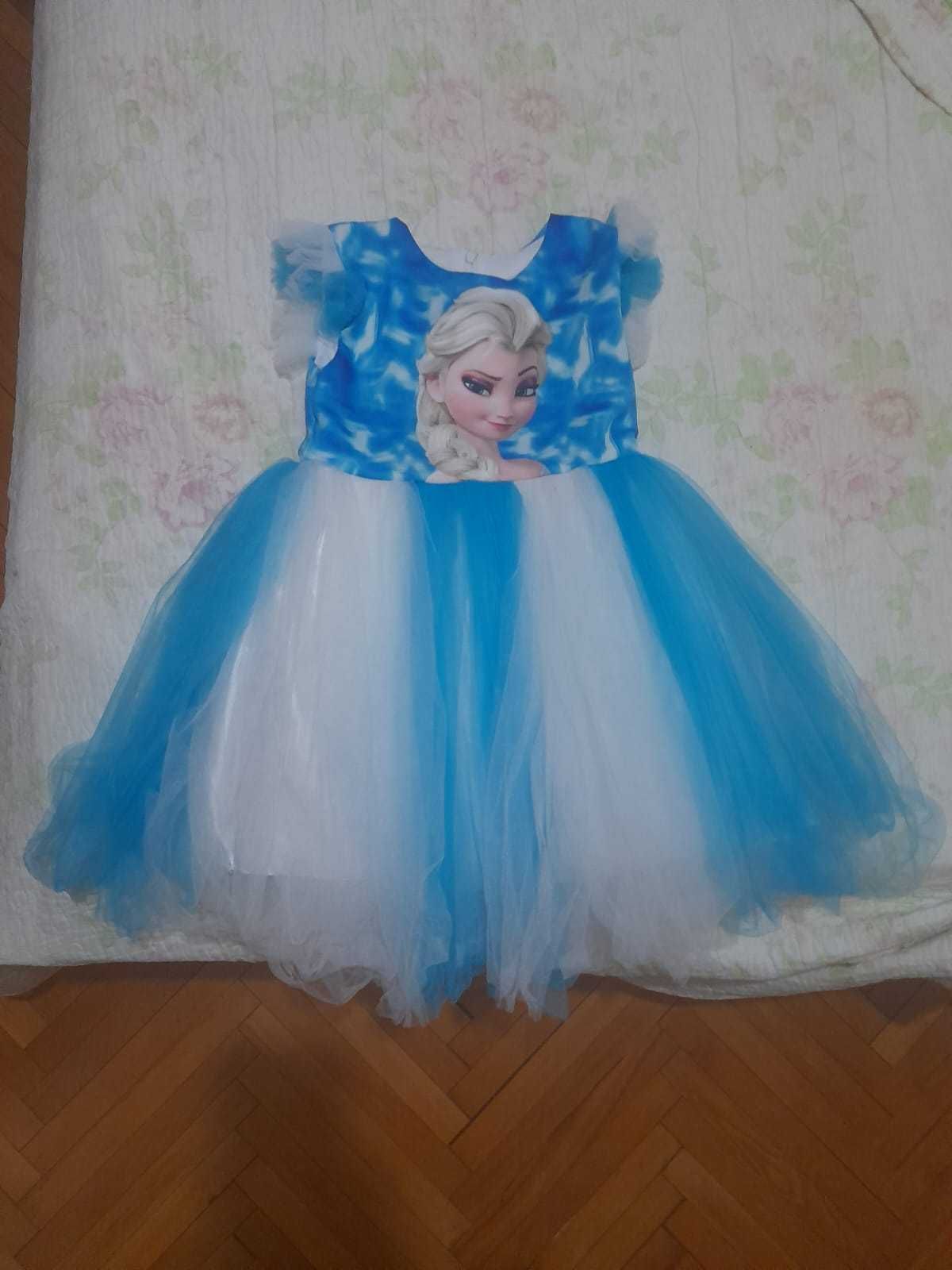 rochie Elsa  6-8 ani