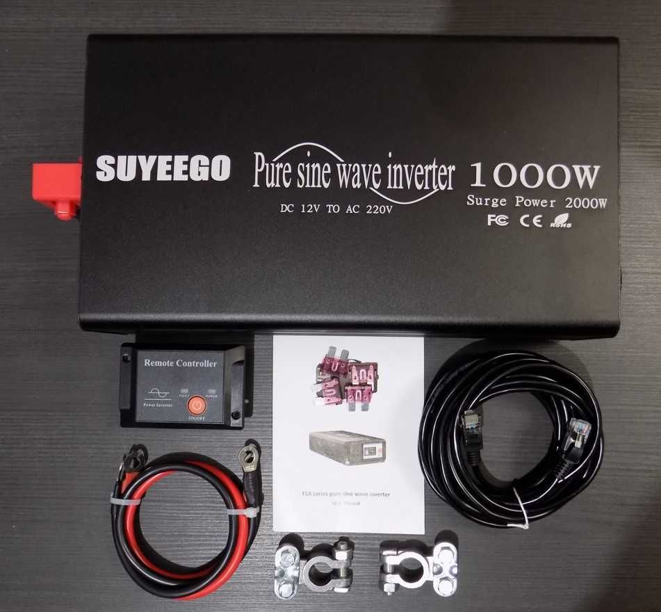 Инвертори Suyeego 1000W чиста синусоида с дистанционно управление