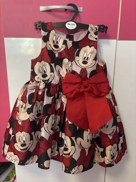 Сатенена рокля HM minnie mouse