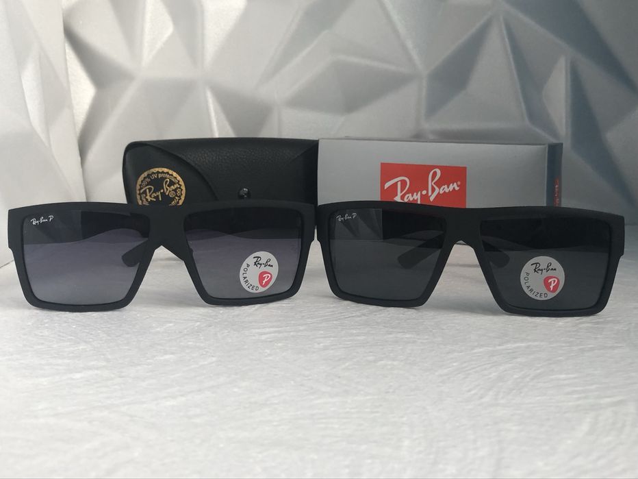 Класически мъжки слънчеви очила маска 2 цвята с поляризация