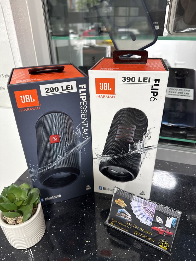 JBL Flip Essential 2* JBL Flip 6* Tic Tac Amanet*