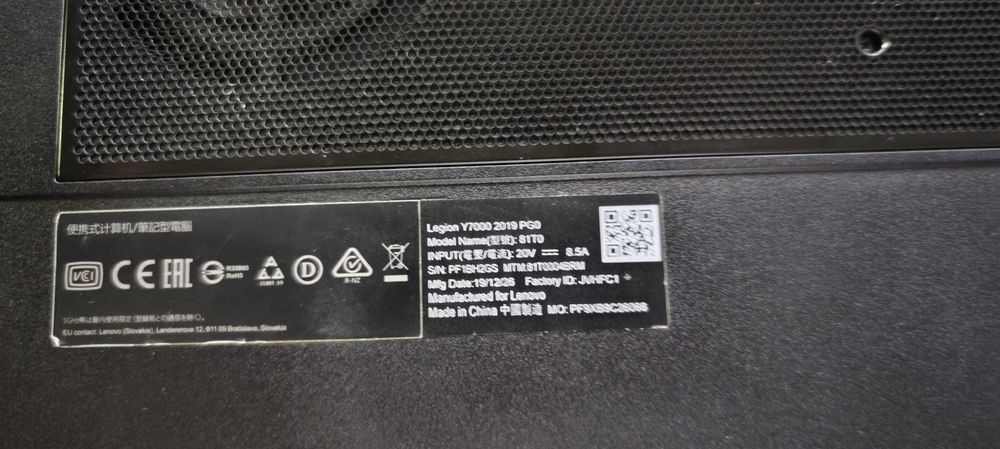 Lenovo Legion Y7000 • i7 • GTX 1650 • 32GB RAM • 2.5TB stocare