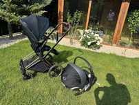 Carucior Cybex Priam Platinum 2 in 1(scoica si partea sport)cadru gold