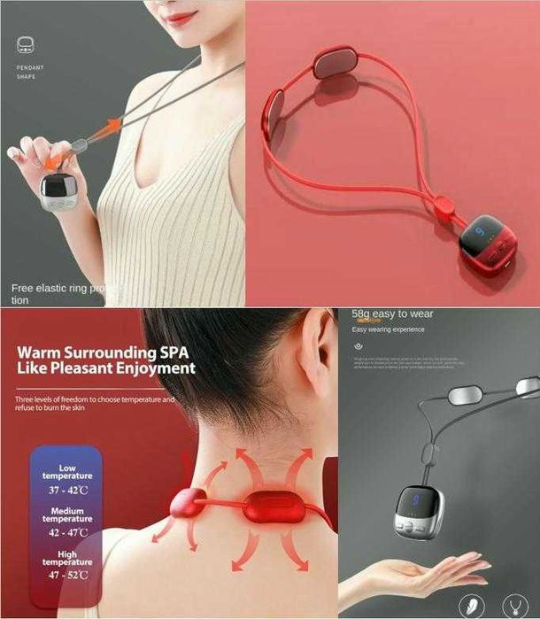 Дълбочинен TENS Масажор ЕлектрoИмпулсен Стимулира Мускулна Регенерация