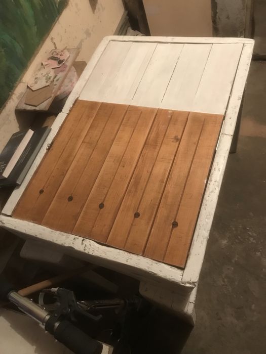 Vand birou unicat handmade facut din lemn reciclat!