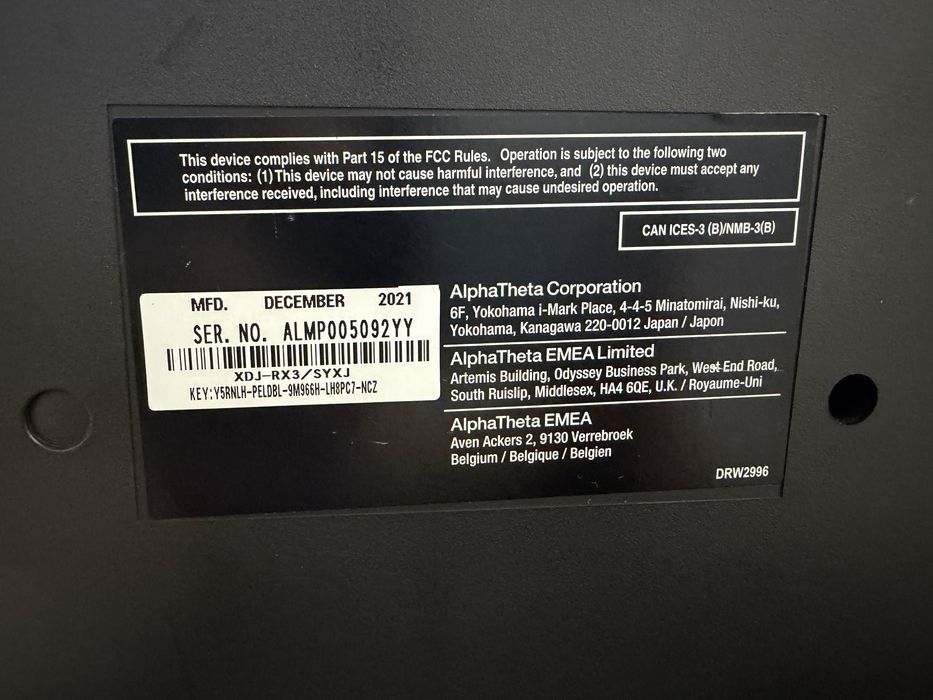 Pioneer XDJ-RX3 all in one controller + Magma case